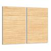 Glas-Kochfeld-Schutzplatte 2x30x52 Holz
