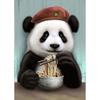 Metal Sign Panda Noodle Retro Wall Decor Metal Plate 20x30 Cm