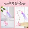 Nail Led Uv Lamp For Drying Gel Nails Polish Clip-On Flexible Desk Mini Portable Usb Nail Lamp Uv Light Dryer For Manicure Salon