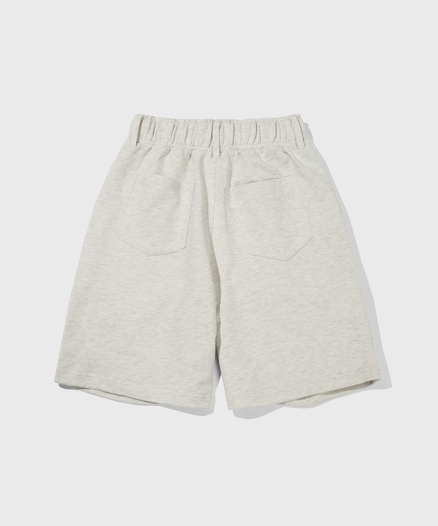 Kimwear Parachute Bermuda Sweat Shorts_Oatmeal