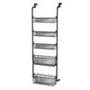 No-Drill Door Hanging Basket Organizer - Multi-Layer Storage Rack for Bathroom