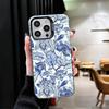 Blue And White Porcelain Pattern Soft Phone Case for iPhone 15 16 17 Pro Max 17Air 16E 14 Plus 13 12 Mini Shockproof Cover Back