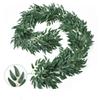 6.5ft Realistic Artificial Willow For Leaf Garland - Perfect For Weddings Perfect For Home & Holiday Decor, Wall Hanging