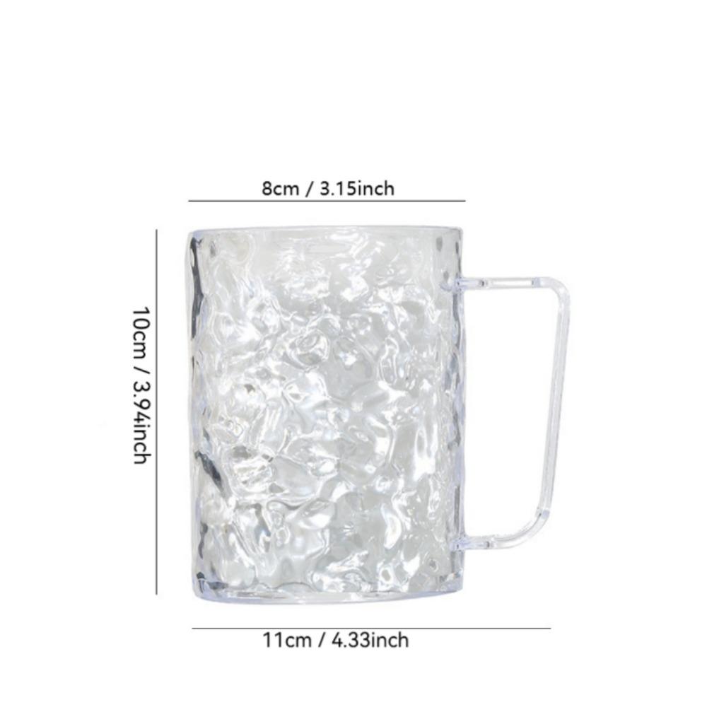 2 Pcs/set Elegant Couple's Toothbrush Mug Set - Glacier Pattern Mouthwash Mug,Perfect Toothbrush Holder,Ideal for Couples