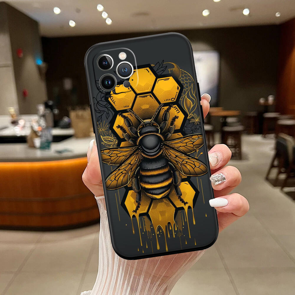 Art Bees Cartoon Case for Samsung Note 20 10 S25 Plus Ultra Lite FE A11 A26 A51 A52 A53 A56 A70 A71 A72 A73 M20 M30 M21 M31 M51