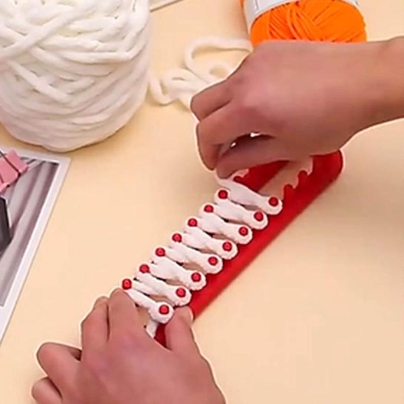 Verschiedene Größen Strickmaschine Weben DIY Strickwerkzeug Strickmaschine Strickhandwerkzeug mit Haken Nadelwerkzeug