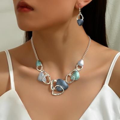 Kadınlar İçin Moda Çivili Kolye Takı Seti