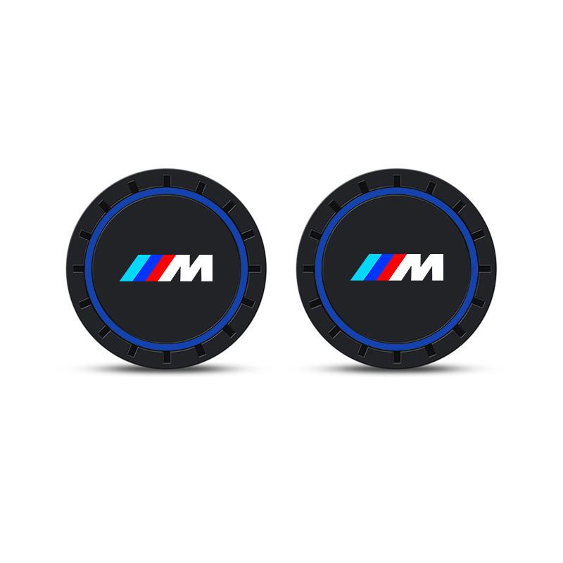 FA72pcs Car Coaster Water Cup Non-Slip Pad Silicone Mat For BMW 50th Anniversary 1 3 5 7 Series M F01 F20 F10 E46 E53 E60 E93 X1 X3