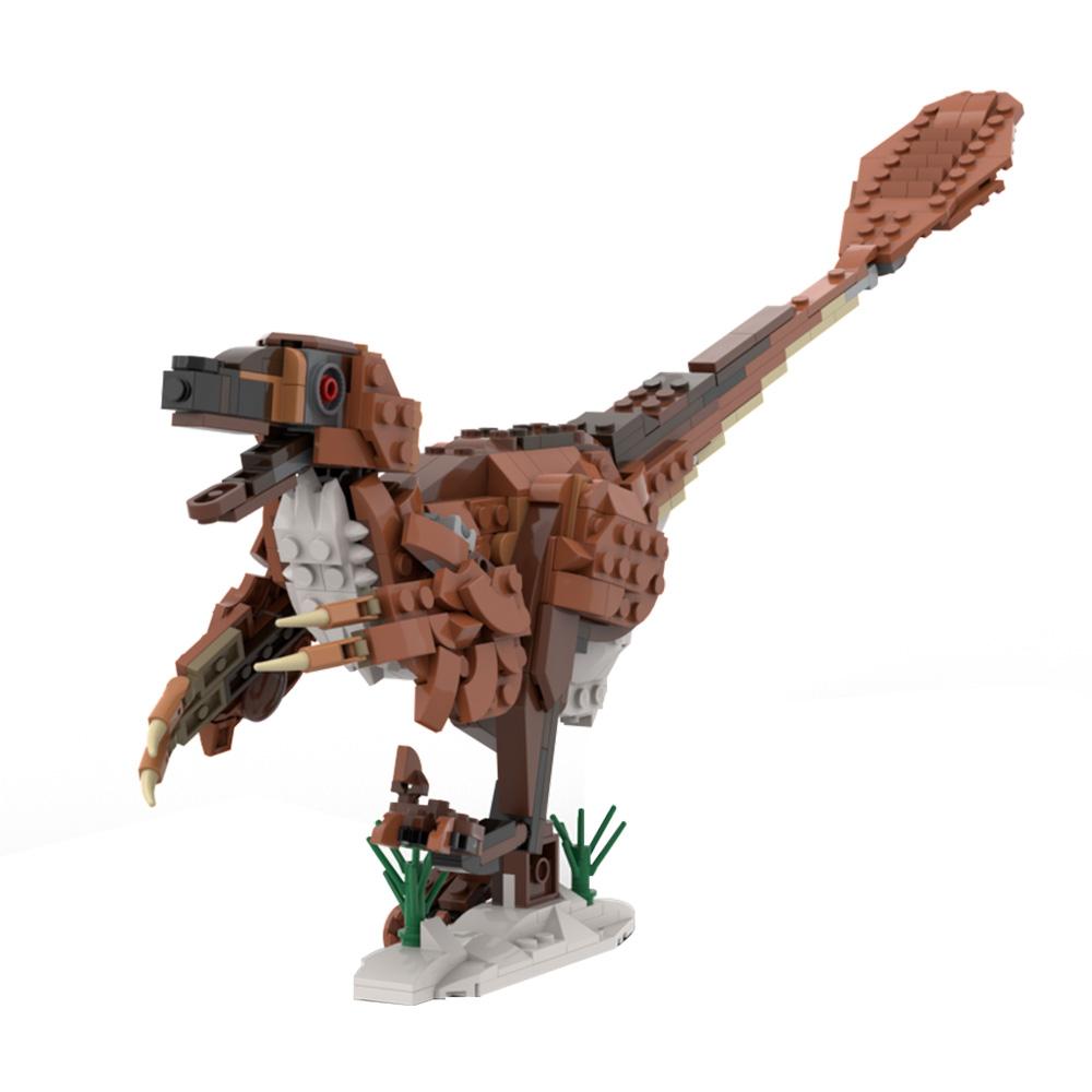MOC Velociraptor mongoliensis Bausteine Spielzeug Geschenk