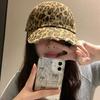 Trendy fashion leopard print baseball cap children street cool personality retro wide brim sunshade cap