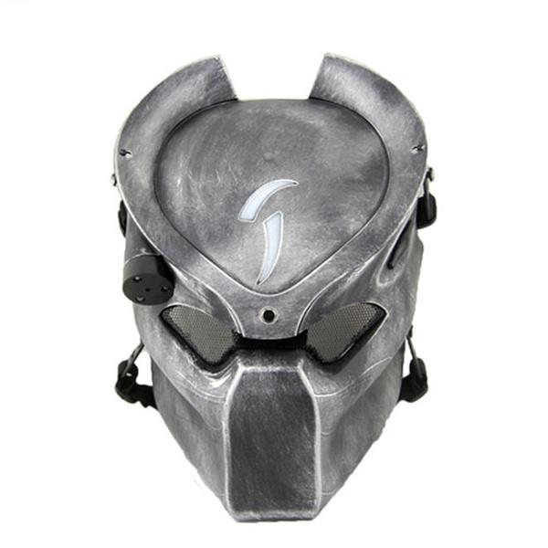 CS Hry Kostým Maska Větraná Ochranná Obličejová Maska s Infračervenou Lampou pro Venkovní Halloween Maškarádu Cosplay