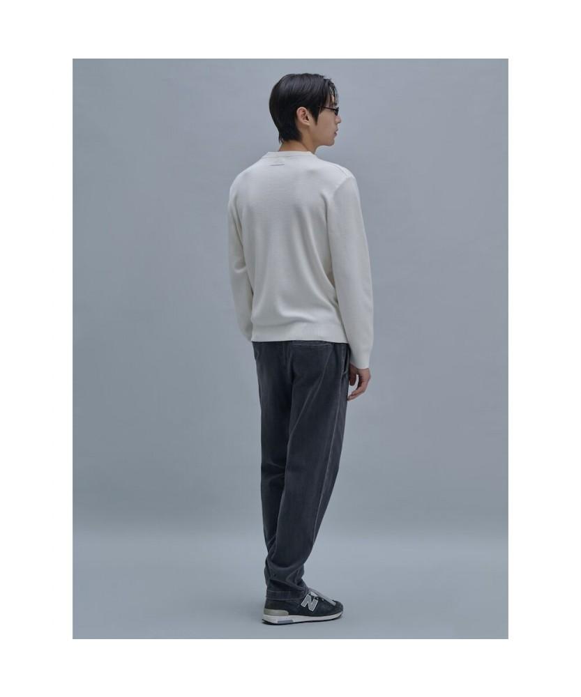 SHIFT.G Officer Pleats Denim Pants Gray