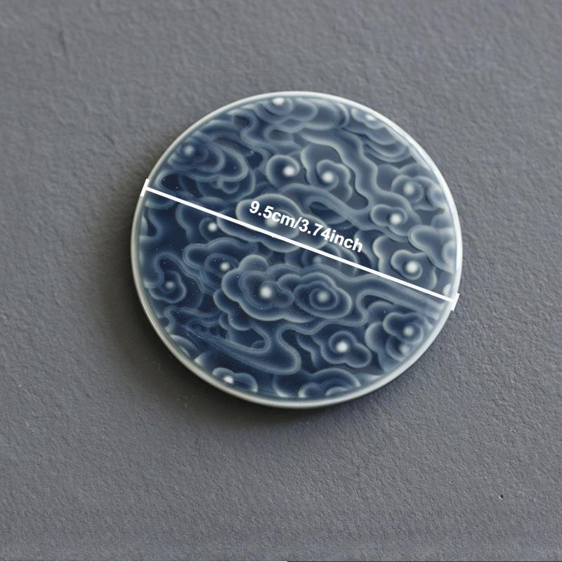 Ceramic Teacup Coaster Tea Ceremony Cup Holder Teapot Insulation Pad Japanese Zen Chinese Kung Fu Tea Trays Teaware Accessories