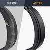 SOULWIT Ear Pad + Headband Set for Sony WH-1000XM3 (WH1000XM3) Over-Ear Headset Replacement Kit - Headphone Replacement Pads, Anti-Deterioration Cushi