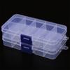 10 Grids Storage Box Slots Container Jewelry Earring Bead Display Case Organizer