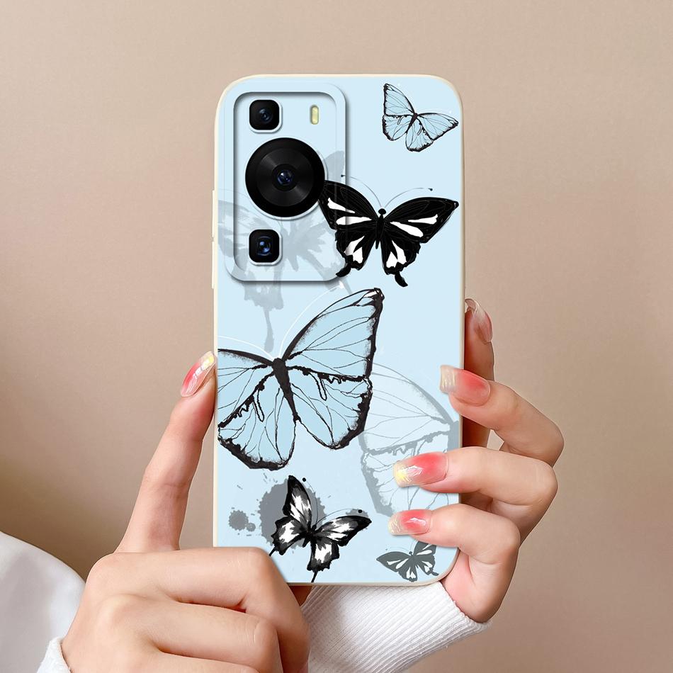 Für Huawei P60 Pro Art Handyhülle Süßes Design Weiche Flüssigsilikon-Rückabdeckung Für HuaweiP60 P 60 Anti-Drop Langlebiger Stoßfänger Funda