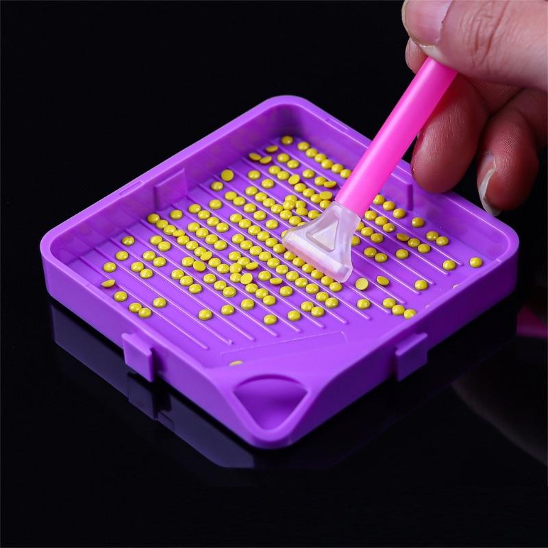 3/5/10Pcs Small and Large Drilling Drawing Trays Stacking Drilling Art Trays for Drilling Drawing Accessories