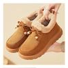 Cotton Shoes, Women's Fleece Thickened Boots, Bow Women's Boots, Cold-proof and Warm, Snow Boots, Fashionable and Versatile Booties
