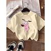 Women T-shirt Courage The Cowardly Dog Creative Printed Summer Women's Round Neck Short Sleeve Casual Top Tshirt Clothing