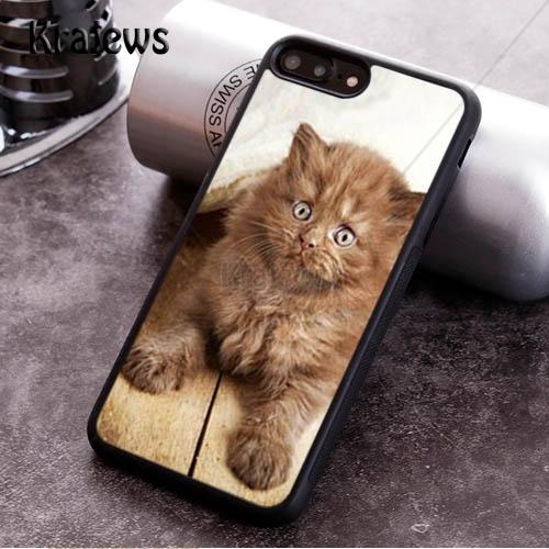 Krajews Cute Adorable Kittens Soft Phone Cases For iPhone 17 Air 16 15 14 11 12 13 Pro MAX Plus cover coque