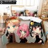 Spy X Family 3D Anime Duvet Cover Sets Pillowcases For Boys Gift Polyester Single Twin Queen King Anya Forger Bedding Set