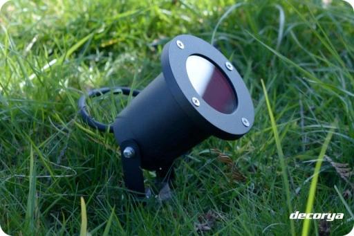 Reflektor Ogrodowy Do Oświetlania Drzew Lampa Wbijana Gruntowa Czarna 230V