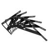 2Pcs Wall Shelf Brackets Heavy Duty Steel Floating Shelf Supports for Storage Shelves Rust Resistant Easy Installation Metal