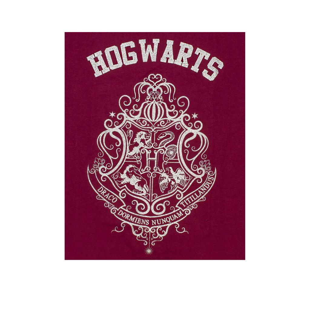 HARRY POTTER Dívčí sada pyžama Bradavice Crest Glitter