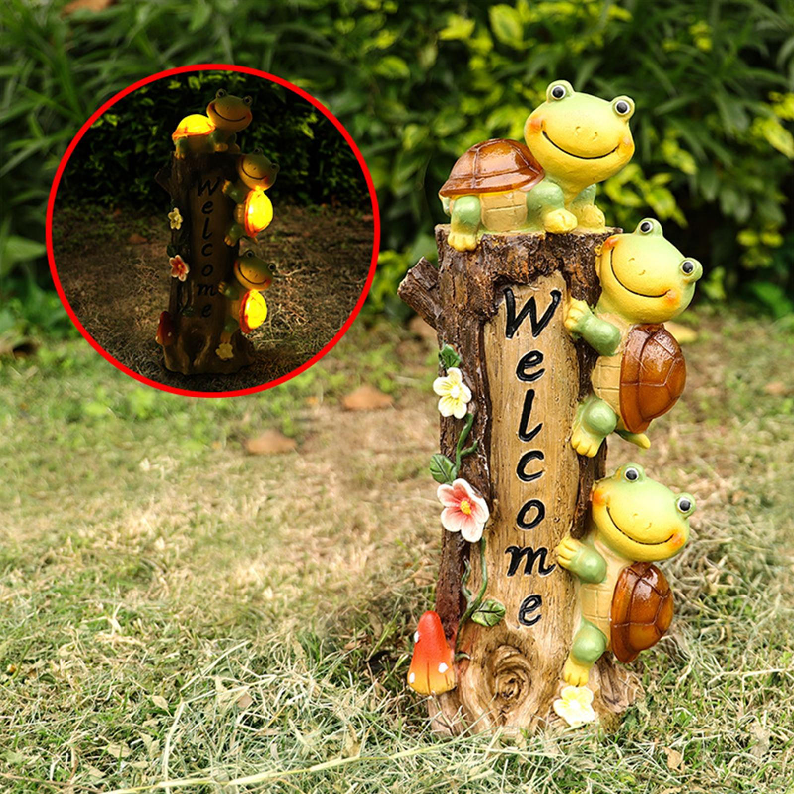 Статуя солнечные светодиодные лампы украшения скульптура переноска ремесло фигурка — фото 4