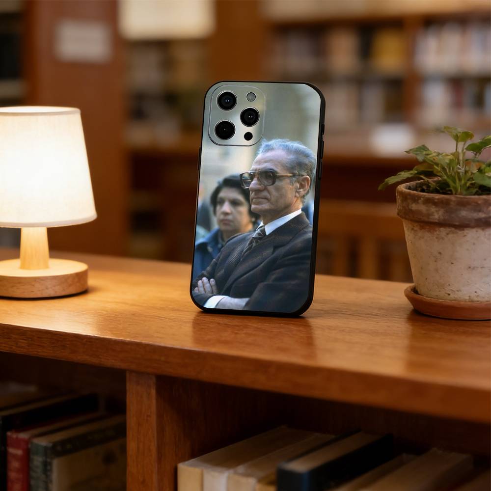 Mohammad Reza Pahlavi Phone Case For iPhone 17,16,15,14,13,12,11 Plus,Pro Max,XS,Soft Silicone Black Cover
