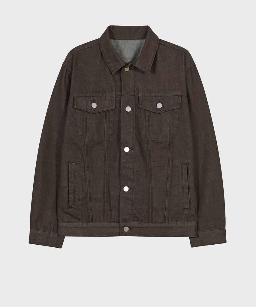Branded 2010 Maroon Denim Jacket [Brown]