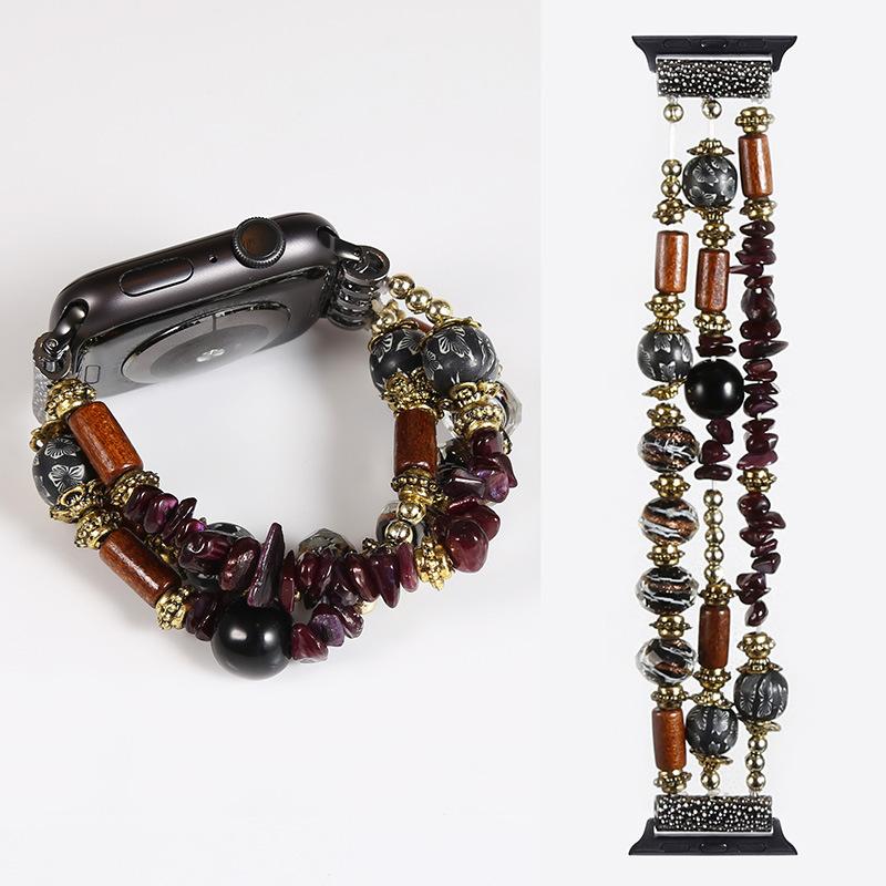 

Богемський ремінець для Apple Watch Band 41mm 40mm 38mm 44mm 45mm 49mm 42mm Jewelry Resin Bracelet iwatch Ultra Series 7 6 5 4 3 Se 8 For 38mm or 40mm 41mm