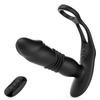4 In 1 Retractable Prostate Massager 3 Inserts 10 Vibrating Modes Wireless Remote Control Silicone Anal Stimulator Fart Plug Adult Toys