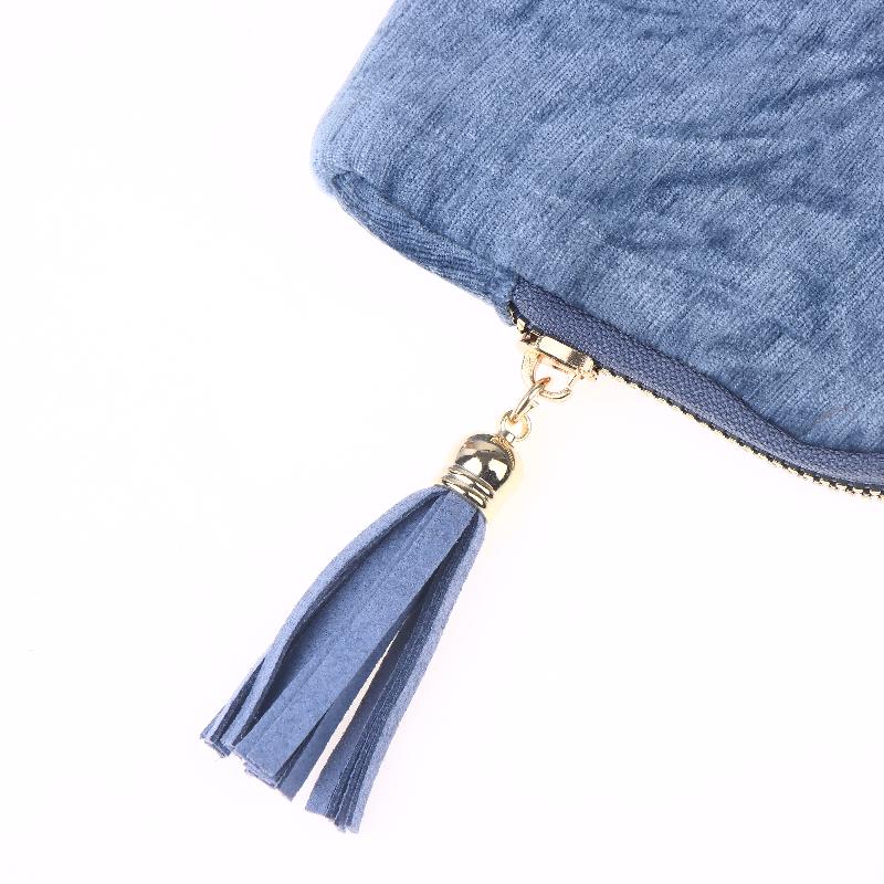 Squisita Borsa Porta Gioielli con Ciondolo a Nappa, Cerniera, Borsa Gioielli, Grande Capacità, da Viaggio, Custodia per Braccialetti