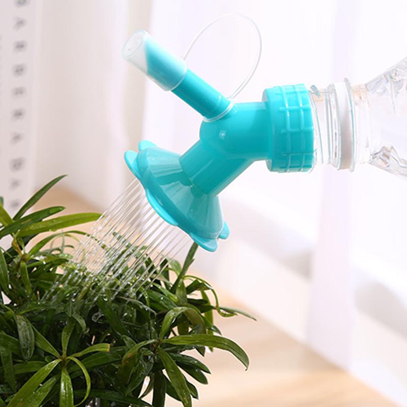 Home Garden Flower Plant Water Sprinkler for Waterers Bottle Watering Cans Sprinkler 2 In 1 Plastic Sprinkler Nozzle
