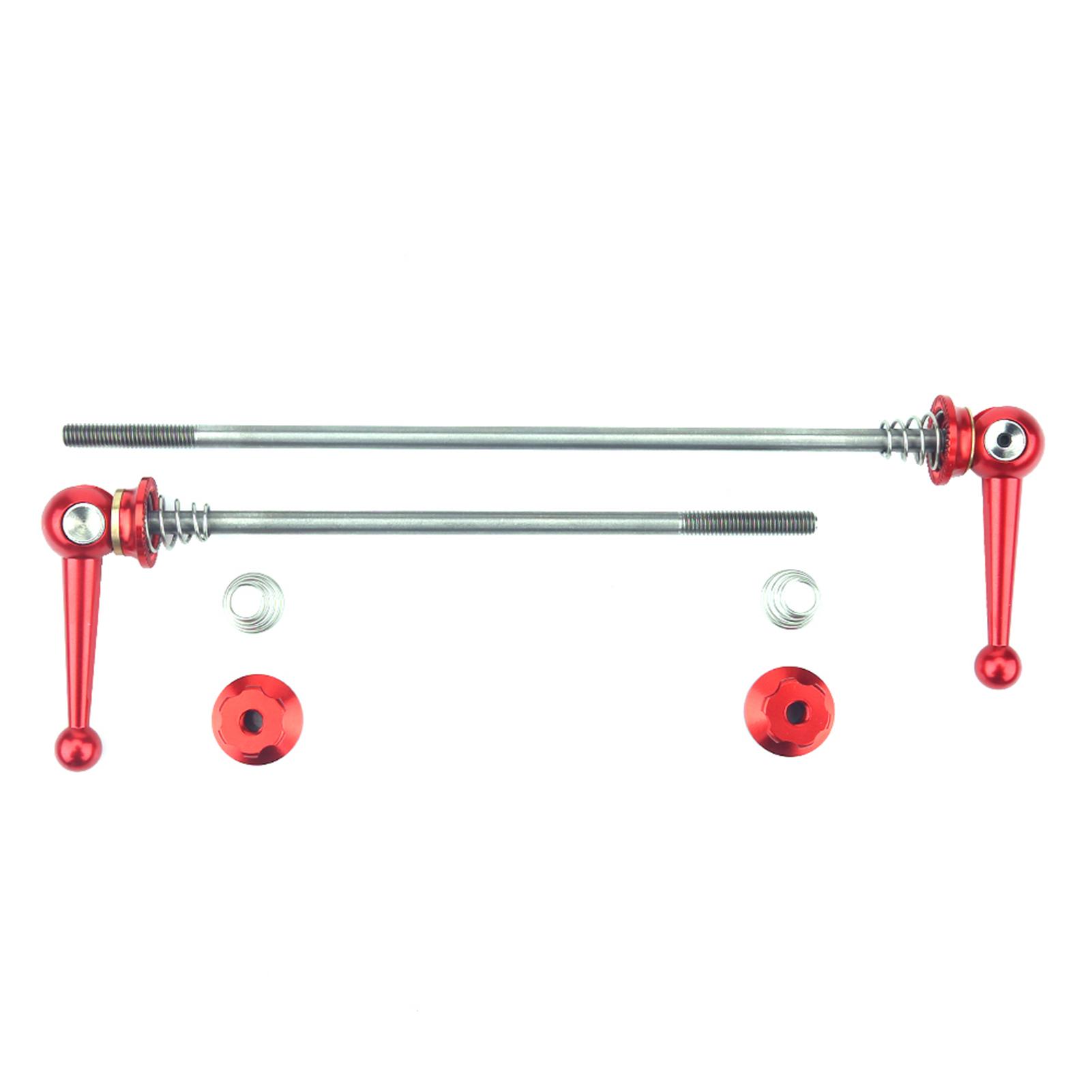 2 шт. сверхлегкий титановый сплав быстросъемный эксцентриковый велосипед сменные детали для ремонта (красный)