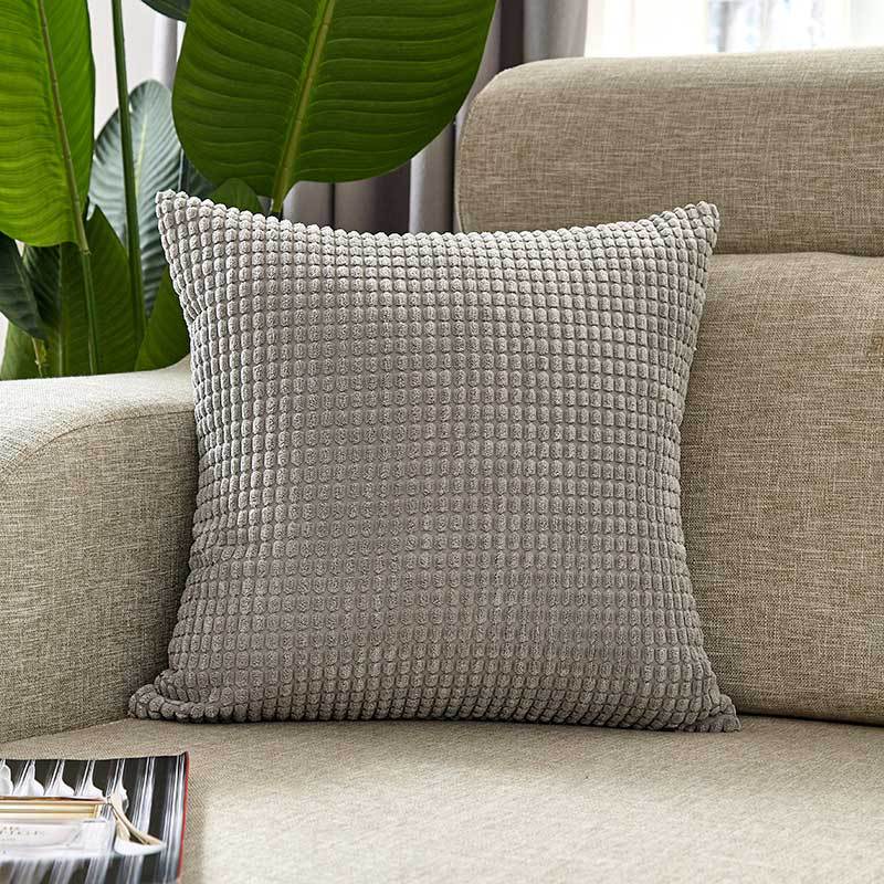 Pillow Cover Corn Velvet Sofa Ins Nordic Cushion Cover Pillow Cover Corduroy Bedroom Sofa Cushion Cushion