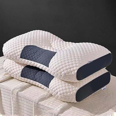 Orthopedic Reverse Traction Pillow Protects Cervical Vertebra and Helps Sleep Single Neck Pillow Can Be Machine Washable 48X74cm