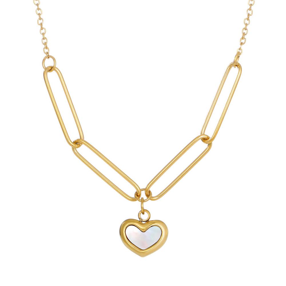 2023 Fashion Girl Pendant Necklace Fashion Luxury Girl Necklace Gift White Love Pendant Pure Love Elegant Jewelry Lover Necklace