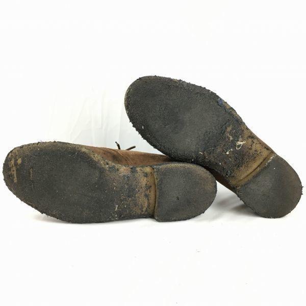 90. léta?/Vintage semišové boty Chukka Church's Velikost 8.5G Cca. 27.0 Hnědá krepová podrážka Pánská(POUŽITÝ)