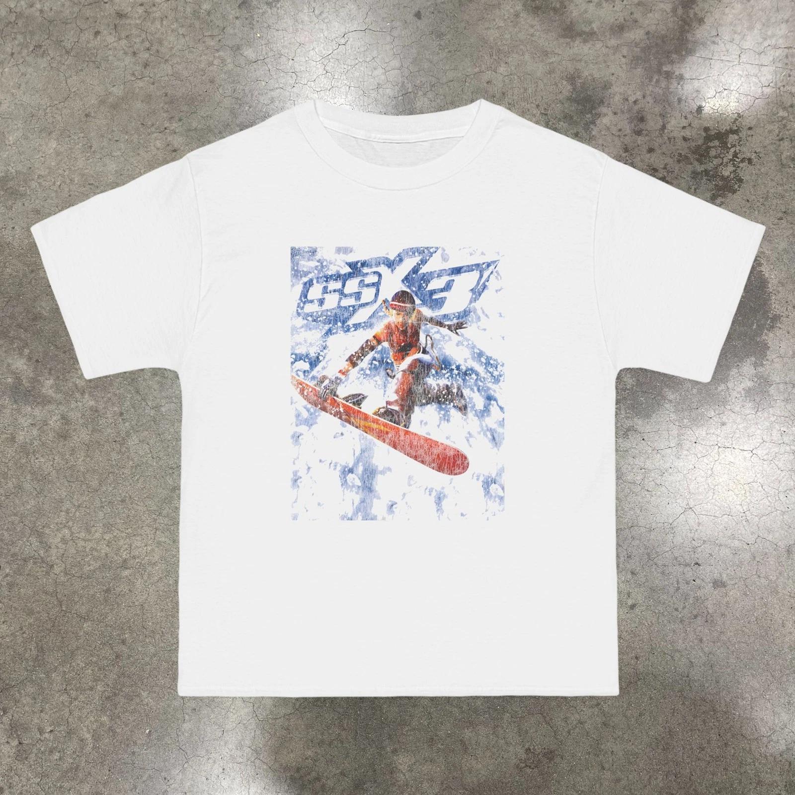 

SSX 3 Retro Game Unisex TshirtShirt Loose Fit Pure Cotton AllSeason Casual Streetwear Top harajuku vintage t shirt L