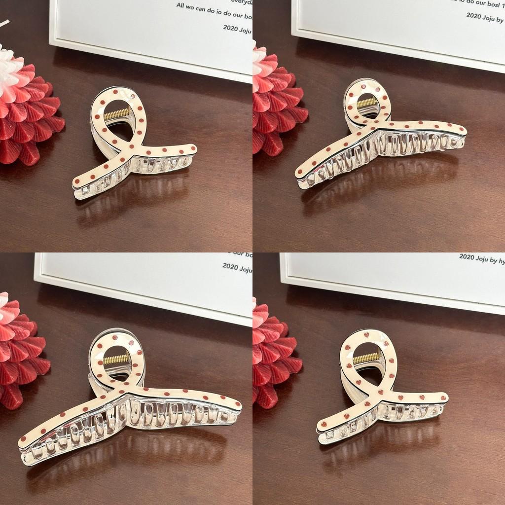 Trendy Hair Large Claw Clips Featuring Floral And Strawberry Prints For Women