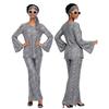 Women's 70s Retro Costume for Halloween Party Shiny Hippie Dress