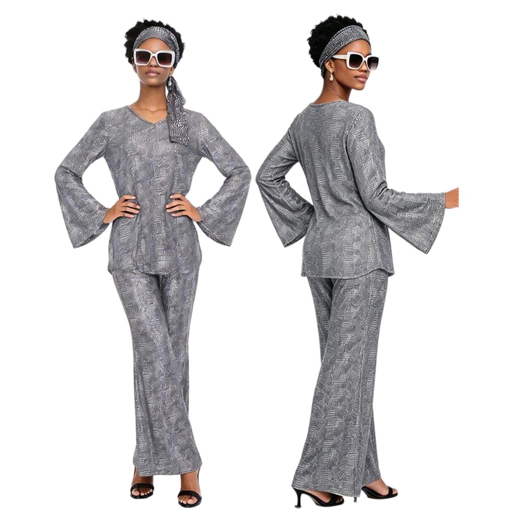 Women's 70s Retro Costume for Halloween Party Shiny Hippie Dress