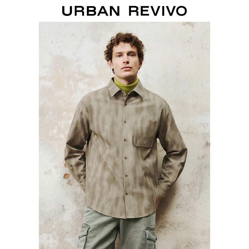 UR 2025 Men s Vintage Tie-Dye Long Sleeve Shirt XL