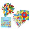 Triangular Wooden Building Blocks Toddler Kids Puzzle Block Toy Creativity Educational Toy#1