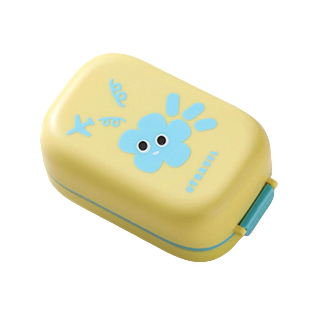 Mehrschichtige Wasserdichte Dopamin-Seifenbox Kunststoff Mit Schwamm Versiegelte Seifenablage mit Verschluss-Schnalle Dichtende Seifenschale Reise