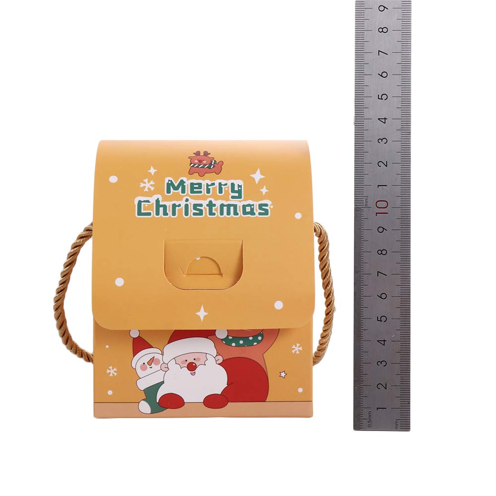Shop New Year Candy Nougat Chocolate Xmas Gifts Bag Christmas Handbag Packaging Boxes Gift Basket