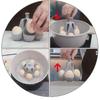 4/6 Egg Holder, High-Temperature Resistant Silicone Egg Cooker for Home Kitchen - Ideal for Steaming Eggs for Family Breakfast