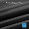 Solid Color Waterproof Polyester Shower Curtain - Opaque Bathroom Divider